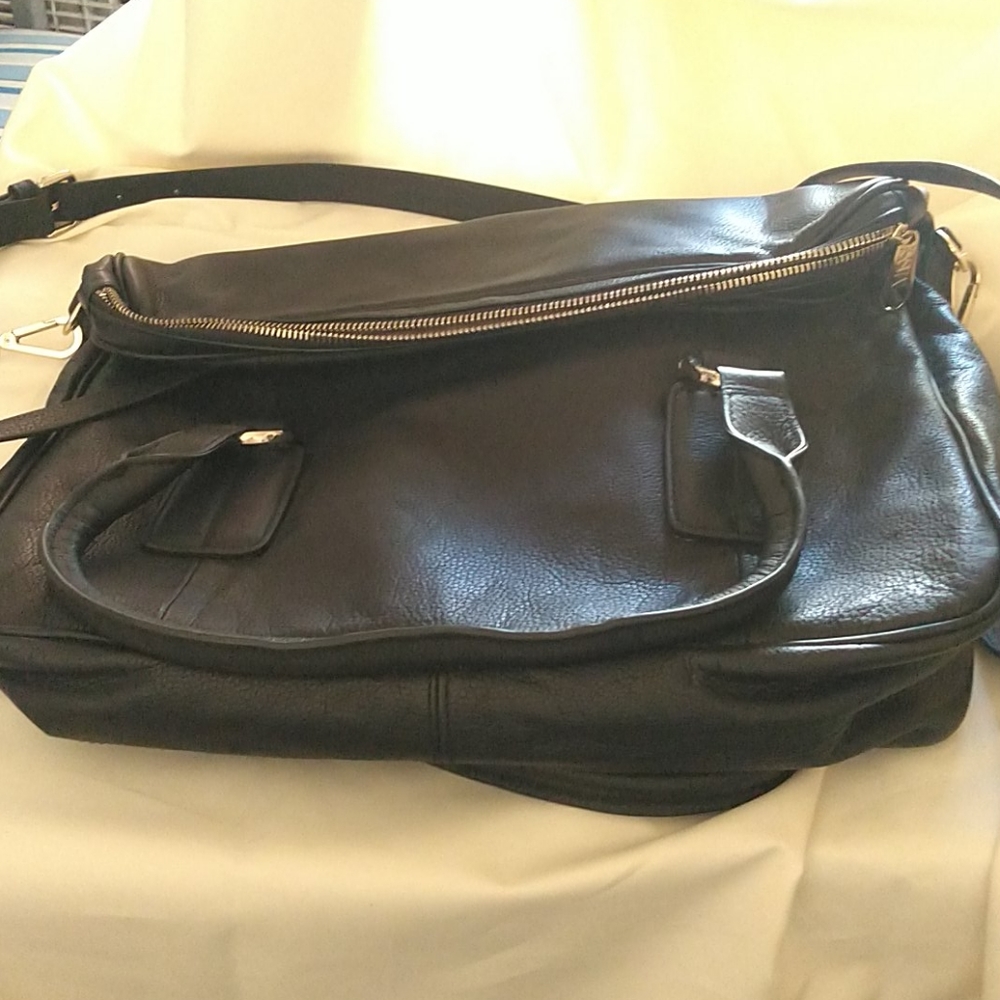 Massi Leather Fold over purse